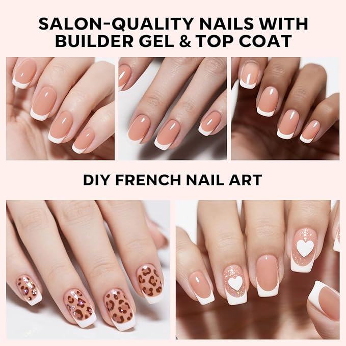 modelones French Tip Press on Nails, 150Pcs Extra Short Square Fake Nails with Nail Box, Deep Nude Gel Nail Tips for Women, Soft Glue-On Nails for Natural Salon Look, DIY Nail Art (15 Sizes)-BrightBean Baby