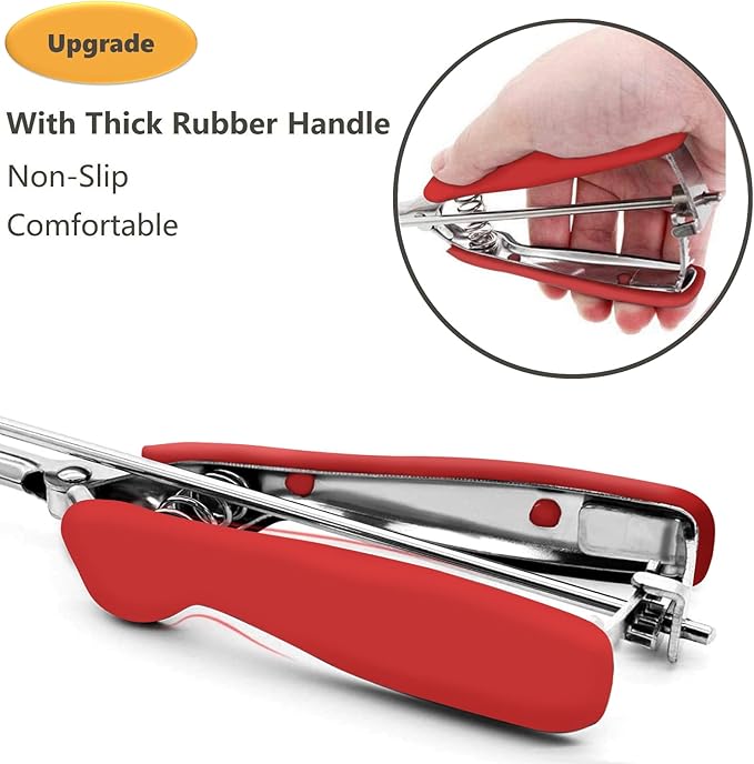 Cookie Scoop, Ice Cream Scoop, 0.8Tbsp/2.5tsp/12.5ml/0.5oz Cookie Scoops for Baking, 18/8 Stainless Steel Cookie Scooper for Baking, Cookie Dough Scoop, Ice Cream Scooper with Trigger Release(Red)