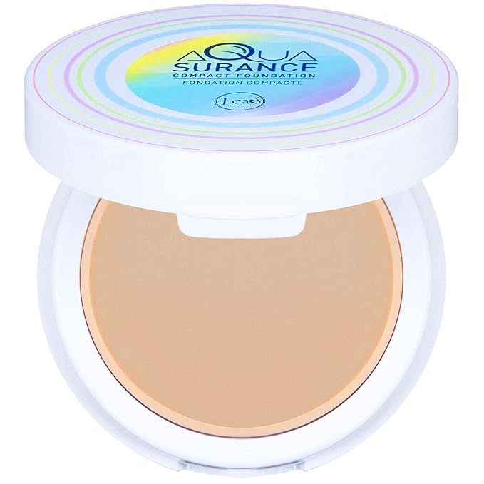 J.CAT BEAUTY Aquasurance Compact Foundation - Medium Beige-BrightBean Baby