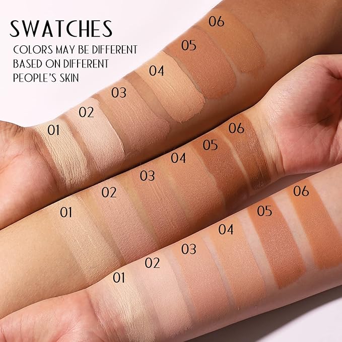 YOUNG VISION Full Coverage Longwear Foundation, Matte Finish, Waterproof, Poreless Liquid Foundation Makeup, 1 Fl Oz (Pack of 2)-BrightBean Baby