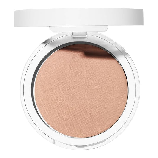 Well People Bio Powder Foundation, Lightweight & Hydrating Foundation For Perfecting & Smoothing Skin, Semi-Matte Finish, Vegan & Cruelty-free, 5C-BrightBean Baby