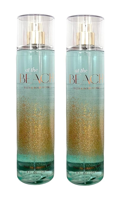 Bath and Body Works At the Beach Fine Fragrance Mist - Value Pack Lot of 2 (At the Beach)-BrightBean Baby