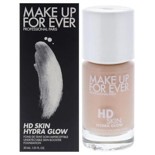 HD Skin Hydra Glow - 1R12 Cool Ivory by Make Up For Ever for Women - 1 oz Foundation-BrightBean Baby