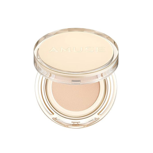 AMUSE Dew Jelly Vegan Cushion Foundation 01 SOONSOO | dewy, glow, long-lasting, double coverage, clean beauty, lightweight, natural look, foundation for sensitive skin, hydrating cushion-BrightBean Baby
