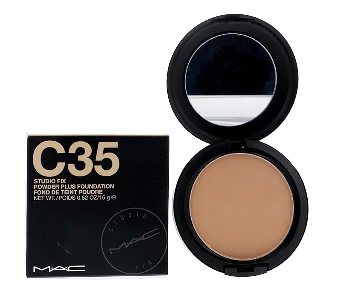 Mac Studio Fix Powder Plus Foundation C35 15gm/0.52 Oz-BrightBean Baby