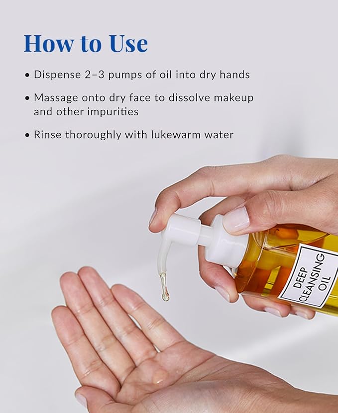 DHC Deep Cleansing Oil and Travel Size, Facial Cleansing Oil, Makeup Remover, Cleanses without Clogging Pores, Residue-Free, Fragrance and Colorant Free, For All Skin Types, 6.7 oz and 1 oz-BrightBean Baby