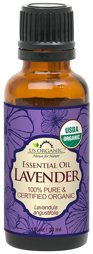 US Organic 100% Pure Lavender Essential Oil, Directly sourced from Bulgaria, USDA Certified Organic, Undiluted, for Diffuser, Humidifier, Massage, Skin, Hair Care, Non GMO, 30 ml-BrightBean Baby