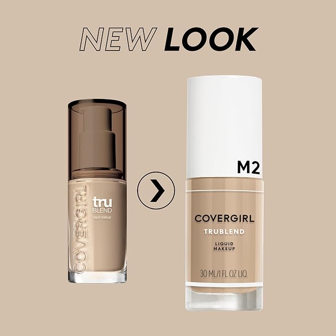 COVERGIRL truBlend Liquid Foundation Makeup Toasted Almond D6, 1 oz (packaging may vary)-BrightBean Baby