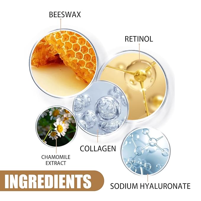 Retinol Eye Stick with Collagen & Hyaluronic Acid Eye Cream for Dark Circle and Puffiness, Brightening Eye Balm Reduces Fine Lines and Bags in 4 Weeks-BrightBean Baby