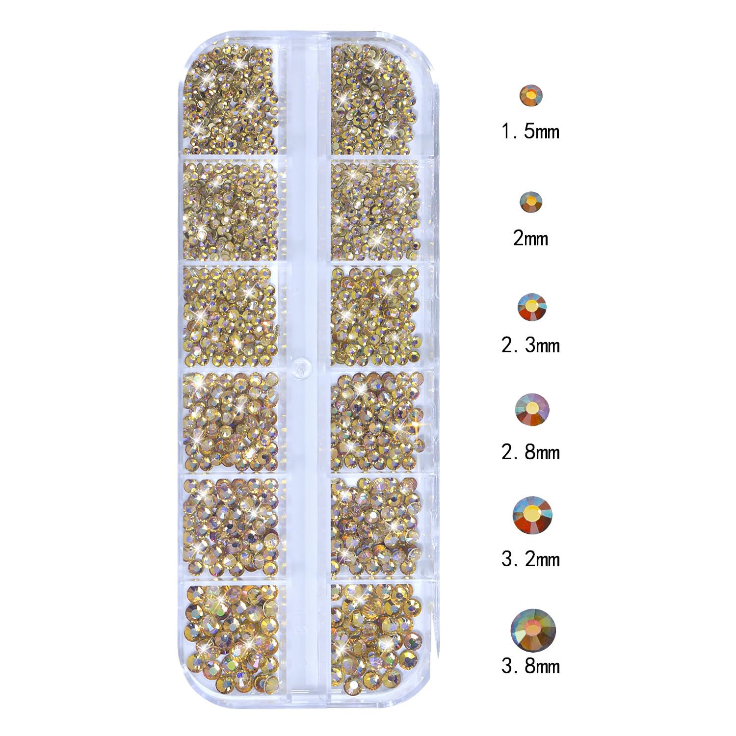 HNUIX Nail Rhinestones - 3D Multi Shape Size Crystal, Phantom Purple Nail Gems, Flat Back, with Kit, for Nail Art, DIY Decorations-BrightBean Baby