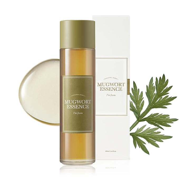[I'm From] Mugwort Essence 5.4 Fl Oz | 100% Vegan Mugwort Extract - Soothe Sensitive and Irritated Skin, Redness Relief, Refreshing, Korean Hydrating toner | All Skin Types, PETA approved-BrightBean Baby