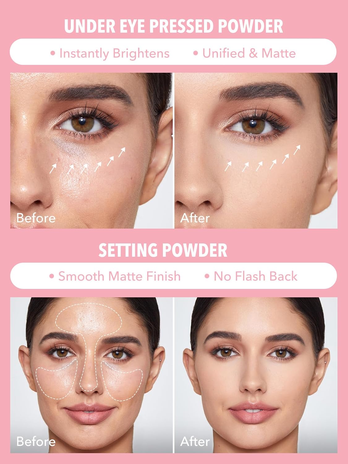 SHEGLAM Insta-Ready Face Powder Loose Under Eye Setting Powder-Bubblegum-BrightBean Baby