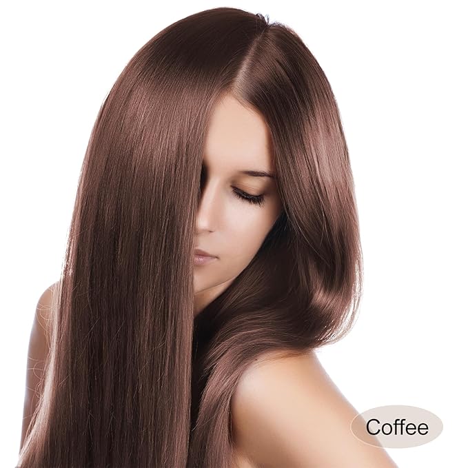 Hair Dye Shampoo, Gray Hair Coverage Dye Shampoo, Hair Color Shampoo for All Hair Types, Champu Para Canas, Suitable for Home and Salon (Coffee)-BrightBean Baby