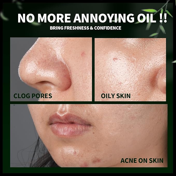 1200PCS Blotting Paper for Oily Skin, Natural Bamboo Charcoal Blotting Paper, 100 * 70MM Large Oil Blotting Sheets for Face, Makeup-BrightBean Baby