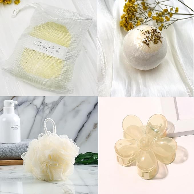 Birthday Gifts for Women Relaxing Spa Gift Basket Set for Her, Birthday Gifts for Mom Grandma Sisters Friends Female Wife Girlfriend Daughter Aunt, Birthday Gifts for Women Who Have Everything Gold-BrightBean Baby