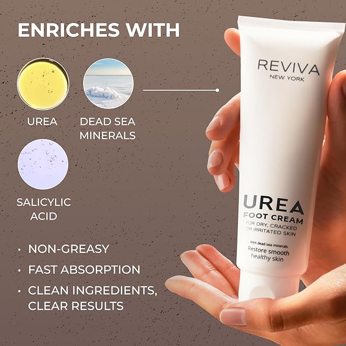 Foot Cream with Urea , Salicylic Acid & Dead Sea Minerals – Intensive Foot Cream for Dry, Cracked Heels & Feet, Callus Remover & Toenail Softener – Deep Moisturizing & Skin Repair for Cracked Feet-BrightBean Baby
