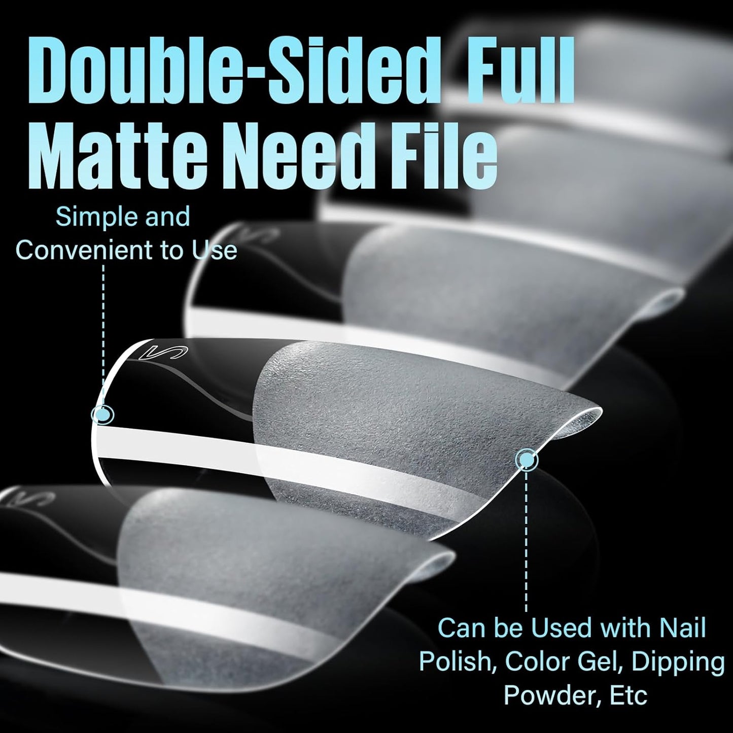 TOMICCA Extra Short Square Nail Tips,Fake Nails Half Matte Acrylic Gel Nail Tips 240Pcs Full Cover False Nails 12 Sizes for Nail Extension Home DIY Salon-BrightBean Baby