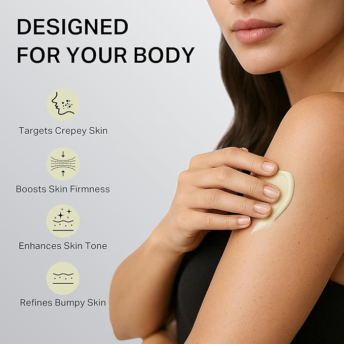 Ultra-Size Firming Retinol Body Lotion for Crepey Skin & Keratosis Pilaris with 0.05% Retinol, AHA, Collagen, Body Cream, Anti Aging Moisturizer 10.14 fl oz-BrightBean Baby