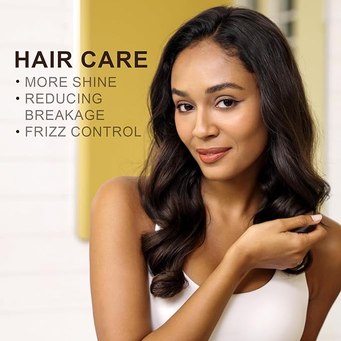 Yoken Argan Oil for Hair, Pure and Natural Morocco Argan Oil, Argon Oil For Hair, Scalp, Face & Skin Care, 100% Cold Pressed Hair Conditioner, Unrefined Argon Nails Carrier Oil (16 Fl Oz)-BrightBean Baby