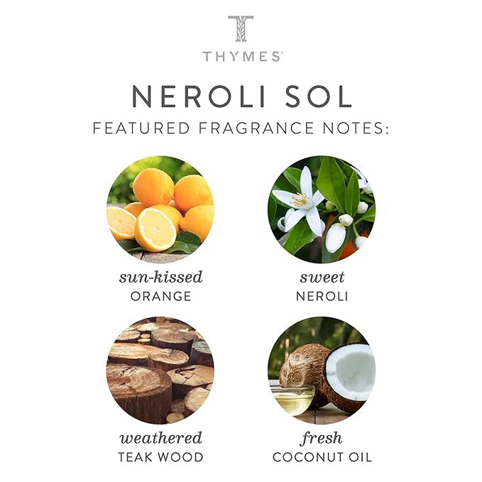 Thymes Travel Set and Beauty Bag - Contains Body Wash, Body Lotion & Hand Cream - Neroli Sol-BrightBean Baby