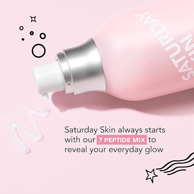 Saturday Skin Wide Awake Brightening Cream Illuminating Eye Cream for Wrinkles, Puffy Eyes+Dark Circles Lightweight, Moisturizing, Deeply Hydrates, Anti Aging Reduce Fine Lines 1.01 Fl Oz (30ml)-BrightBean Baby