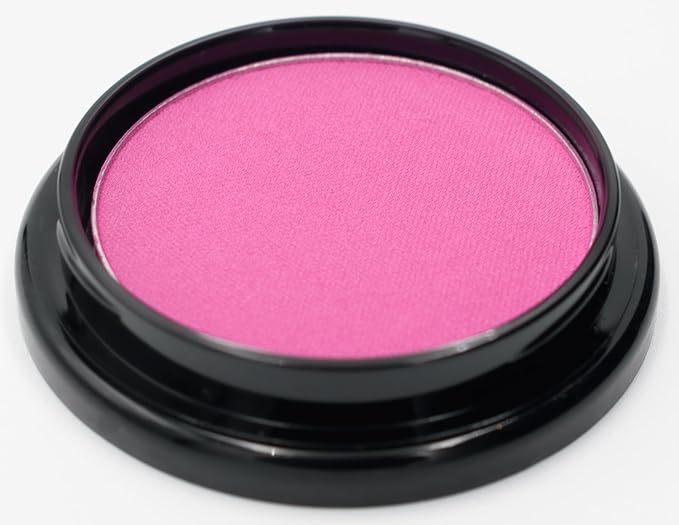 Hot Pink Bright Fuchsia Magenta Rouge Blush Pressed Cheek Color Powder, Talc & Paraben Free, 4 Grams, No Animal Testing & Cruelty Free-BrightBean Baby