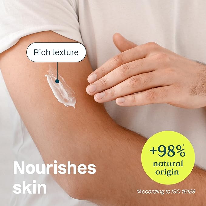 ATTITUDE Body Cream, EWG Verified Moisturizer, Vegan Moisturizing Products For Dry Skin, Dermatologically Tested, Ginseng and Grapeseed Oil, 8 Fl Oz-BrightBean Baby