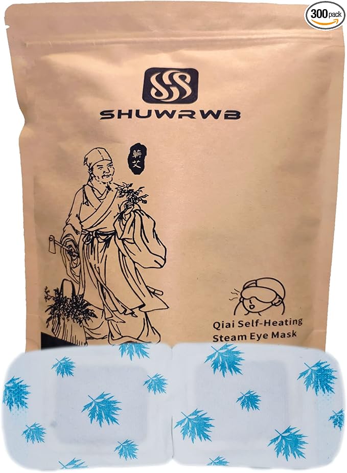 Qiai Self-Heating Steam Eye Mask 10 Packs for Better Sleep&Eye SPA|Reduce Dark Circles & Puffiness|Relief Eye Fatigue Dry&Itchy Eyes|Reduce Wrinkles|Heated Eye Mask Portable for Personal Care-BrightBean Baby