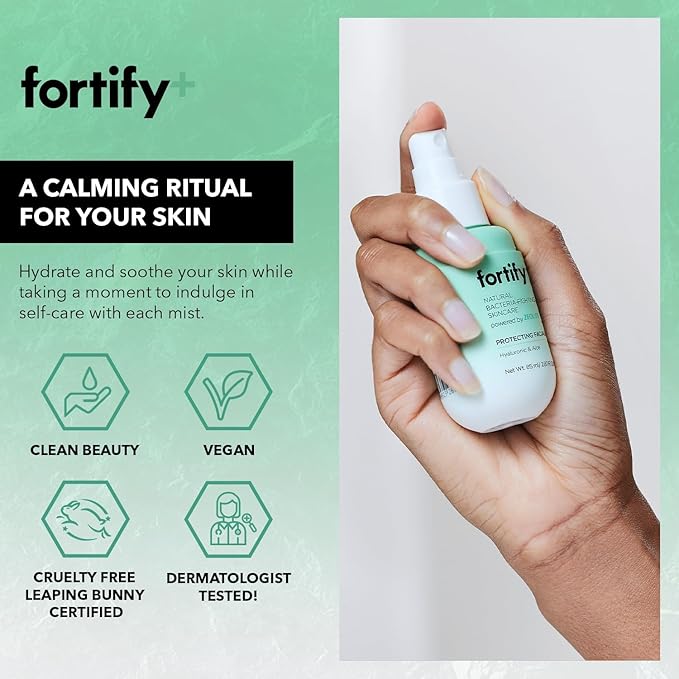 Face Mist Hydrating Spray - Hyaluronic Acid & Aloe - Dermatologist Tested, Cleansing Spray Travel Size Capsule - Fragrance-Free, Cruelty-Free - All Skin Types - Made in Korea - 2.87Oz-BrightBean Baby