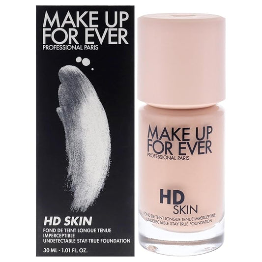 HD Skin Undetectable Longwear Foundation - 1R12 by Make Up For Ever for Women - 1 oz Foundation-BrightBean Baby