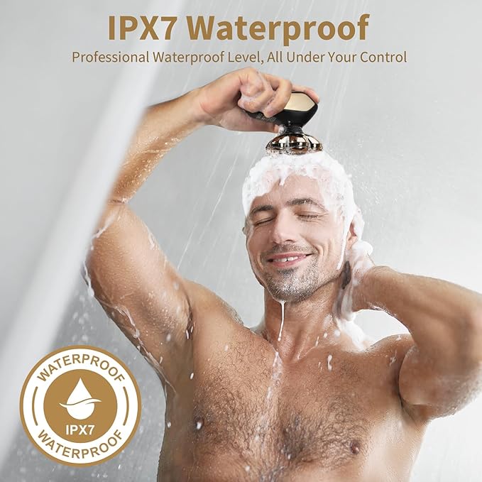 Head Shavers for Bald Men: 5-in-1 Electric Razor - IPX7 Waterproof Shaving Grooming Kit for Balder - Turbo Speed & Precision Blades-BrightBean Baby