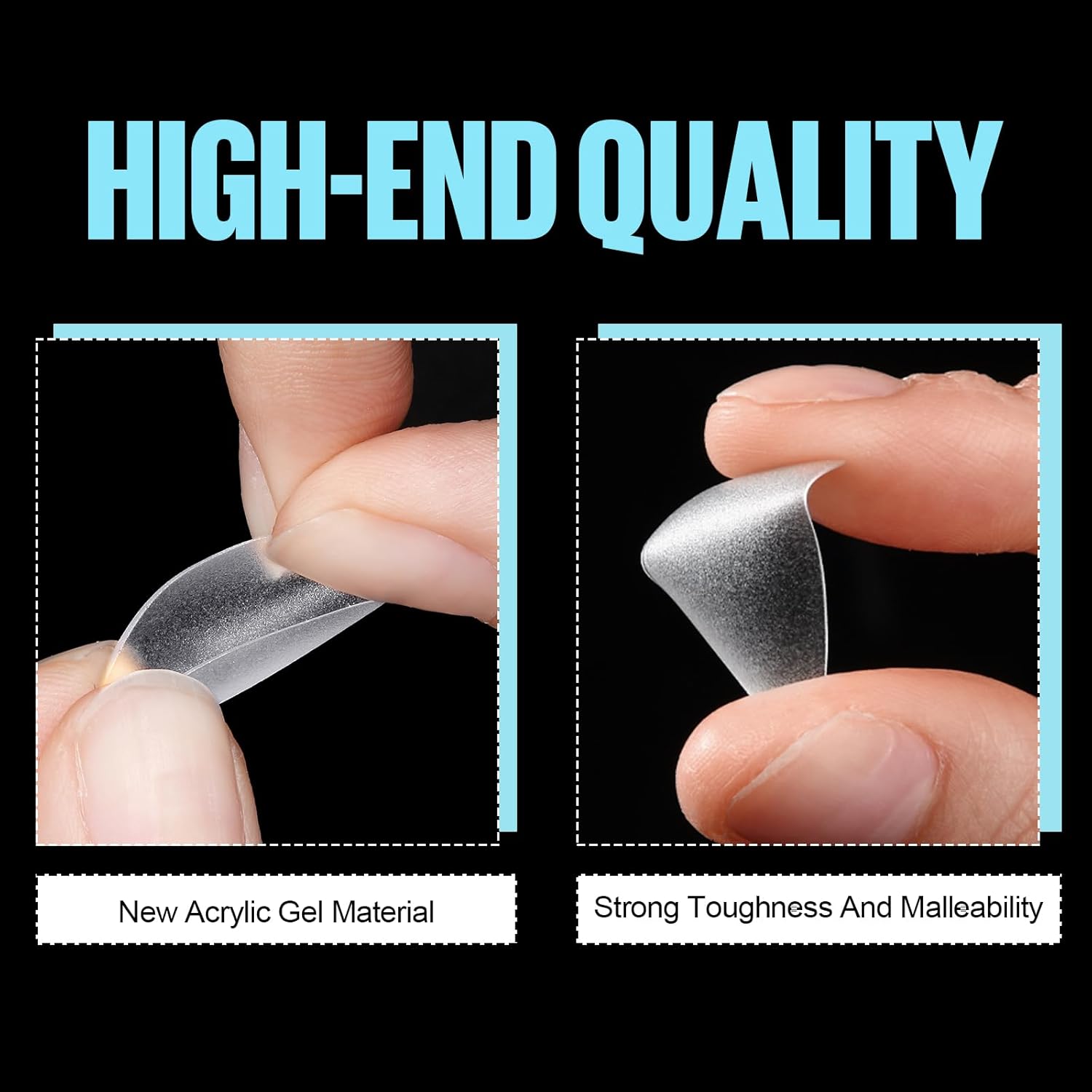 TOMICCA Medium Almond Nail Tips 15 Sizes 360pcs Full Cover Almond Fake Nails Soft Pre Shaped Gel Tips Acrylic Full Matte For Nail Extensions Home Diy Nail Salon-BrightBean Baby