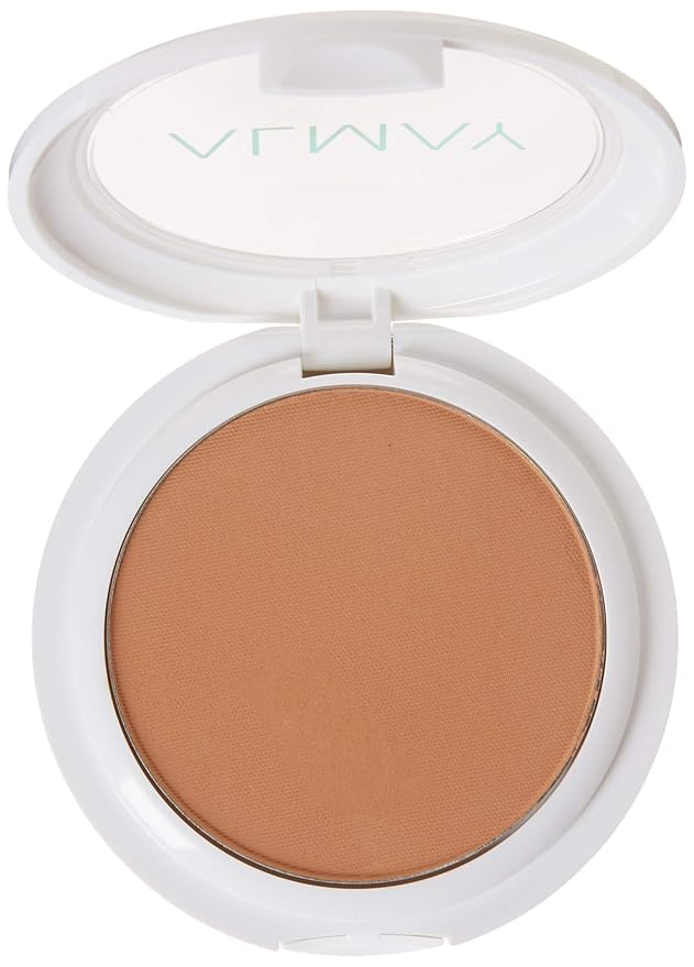 Almay Clear Complexion Pressed Powder, Hypoallergenic, Cruelty Free, Oil Free-Fragrance Free, Dermatologist Tested, 0.28 Ounce-BrightBean Baby