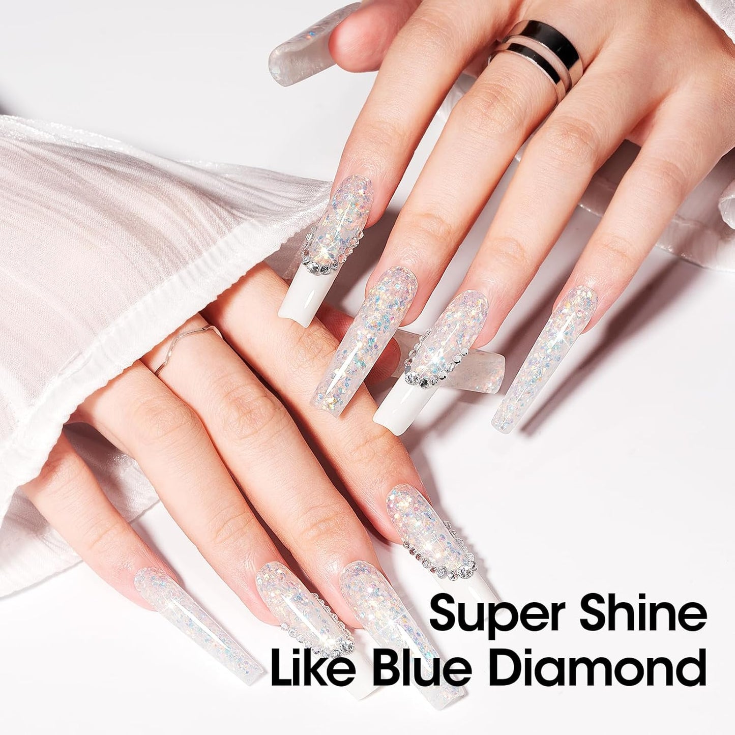 GELLEN 20ml Gel Top Coat, High Gloss Shiny Top Coat Nail Polish, Long Lasting Soak Off UV Light Needed Clear Nail Gel, Home Salon Manicure Gift for DIY Nail Art-BrightBean Baby