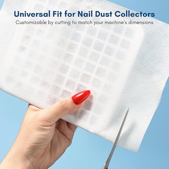 Makartt Nail Dust Collector Filter Paper – 100 Sheets Disposable Nail Dust Filters for Nail Dust Collector Machines, Nail Vacuum Dust Collector Nail Salon Supplies & Accessories White-BrightBean Baby