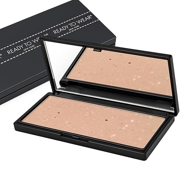 Ready to Wear Lasting Couture Finish - Color Correcting Powder Makeup Compact, Universal Correcting Foundation - Deluxe Size-BrightBean Baby
