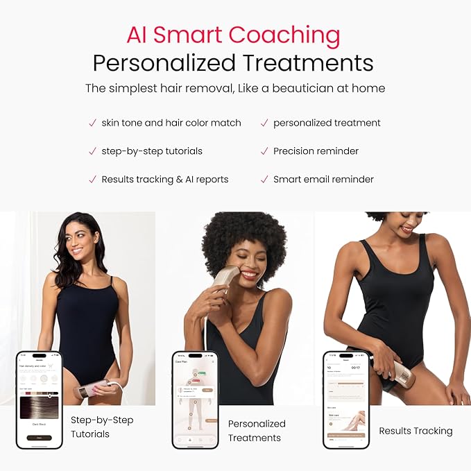 IPL Laser Hair Removal for Women and Men, 2 Lights, 2℃, 16.6 cm² Sapphire Ice Cooling for Sensitive Skin, 4-Pulse Mode for Ingrown Hair, Bikini, Face, Body Permanent Epilator Home Hair Removal Device-BrightBean Baby