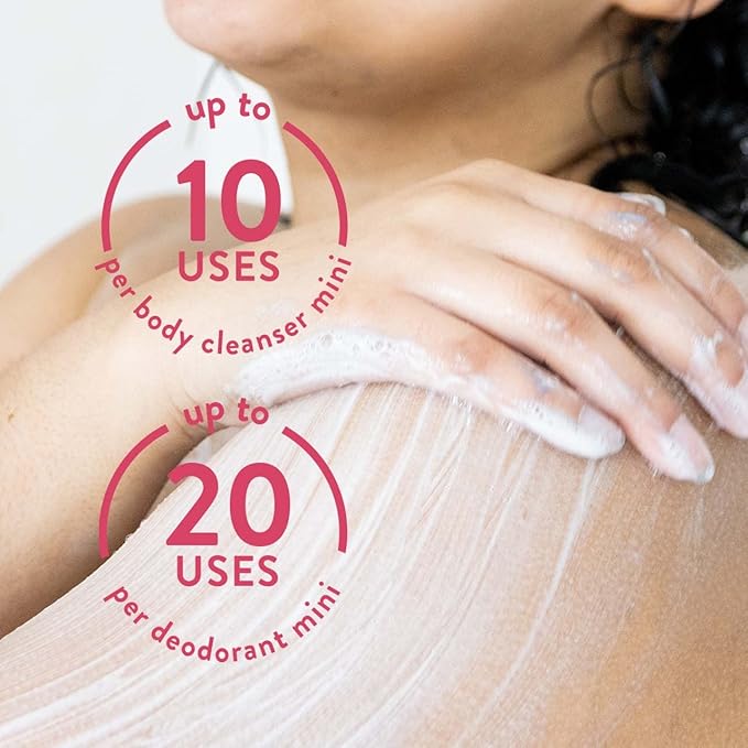 Ethique Body Care Gift Set - Cleanser, Polish & Deodorant, Gifts for women - Plastic-Free, Vegan, Cruelty-Free, Eco-Friendly, 3 Travel Bars 1.59 oz (Pack of 1)-BrightBean Baby