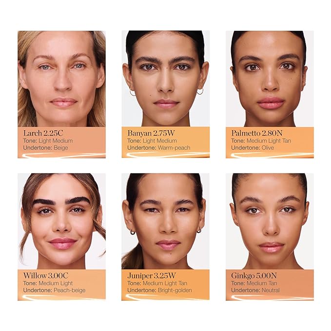 Ogee Complexion Perfecting Liquid Foundation - Lightweight Tinted Moisturizer For Face (Juniper 3.25W - Medium Light Tan, Bright-Golden Undertone) - with Vitamin C & Jojoba Oil - Certified Organic-BrightBean Baby