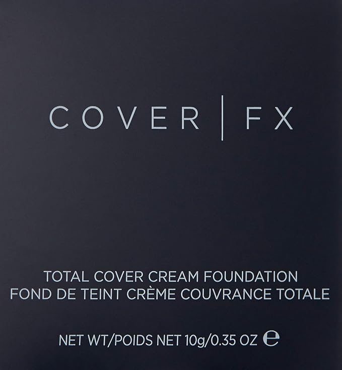 Cover FX Total Cover Cream Foundation: Oil-free Cream Foundation and Concealer - Full Coverage and Powerful Antioxidant Protection - N120, 0.35 oz-BrightBean Baby
