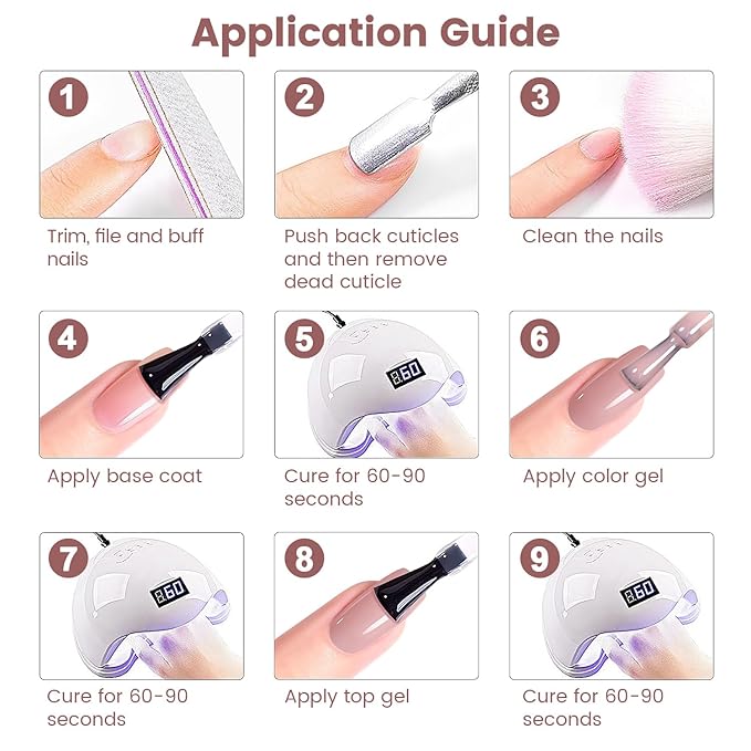 RARJSM Rubber Base Coat Gel Polish Nude Jelly Pink Skin Tone Rubber Base Gel for Nails Natural Nude Color French Manicure Extend Gel Soak Off Curing Requires Single Bottle 15ml Salon Home DIY Use-BrightBean Baby