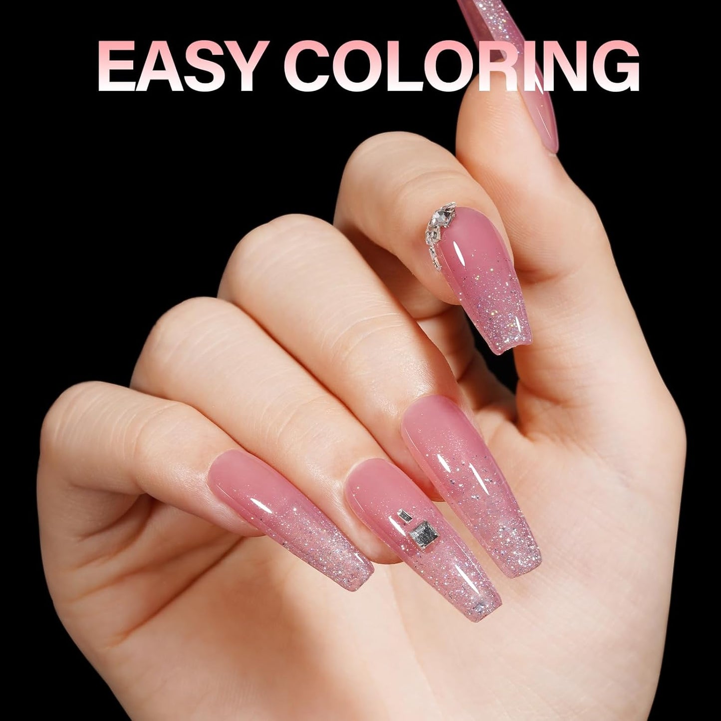 AILLSA Long Coffin Nail Tips Half Matte Full Cover Nails Tips Clear Acrylic Pre-Shaped Tips Flase Press on Nail Tips for Extentions Nails Manicure Salon DIY 216PCS 12 Sizes-BrightBean Baby