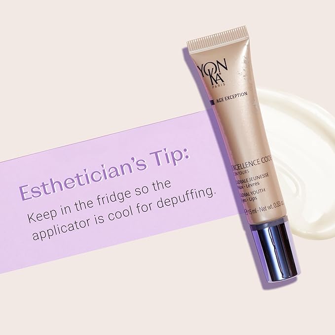 Yon-Ka Excellence Code Contours Eye Cream (15ml) Anti-Aging Eye and Lip Treatment with Hyaluronic Acid, Reduce Puffiness and Dark Circles, Paraben-Free-BrightBean Baby