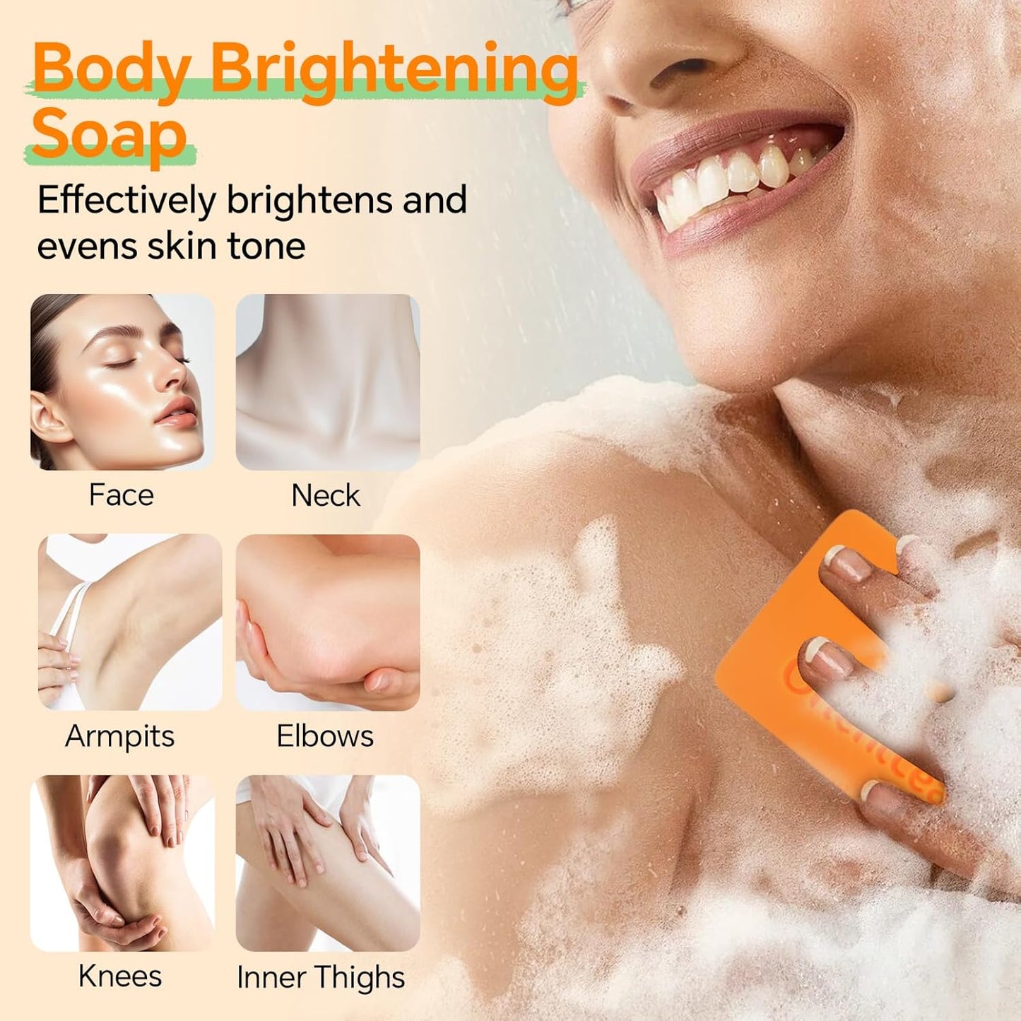 Kojic Acid and Turmeric Soap for Dark Spots Remover, Brightening, Hyperpigmentation for Face, 4oz x 2 BARS-BrightBean Baby