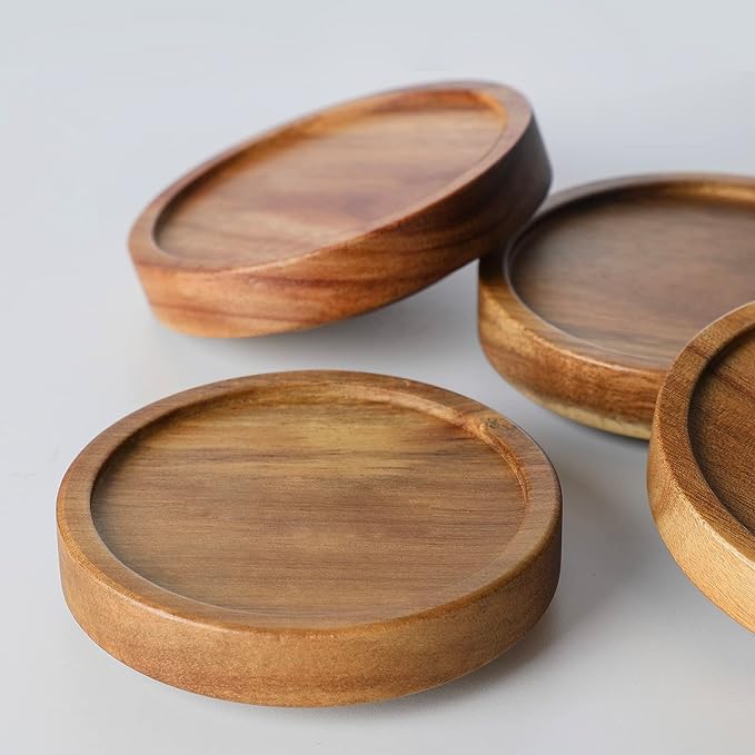Glass Storage Containers Set, High Borosilicate Glass Jars with Wooden Lids Kitchen Food Canisters s for Coffee Beans/Sugar/Noodles/Nuts/Cookies/Pasta