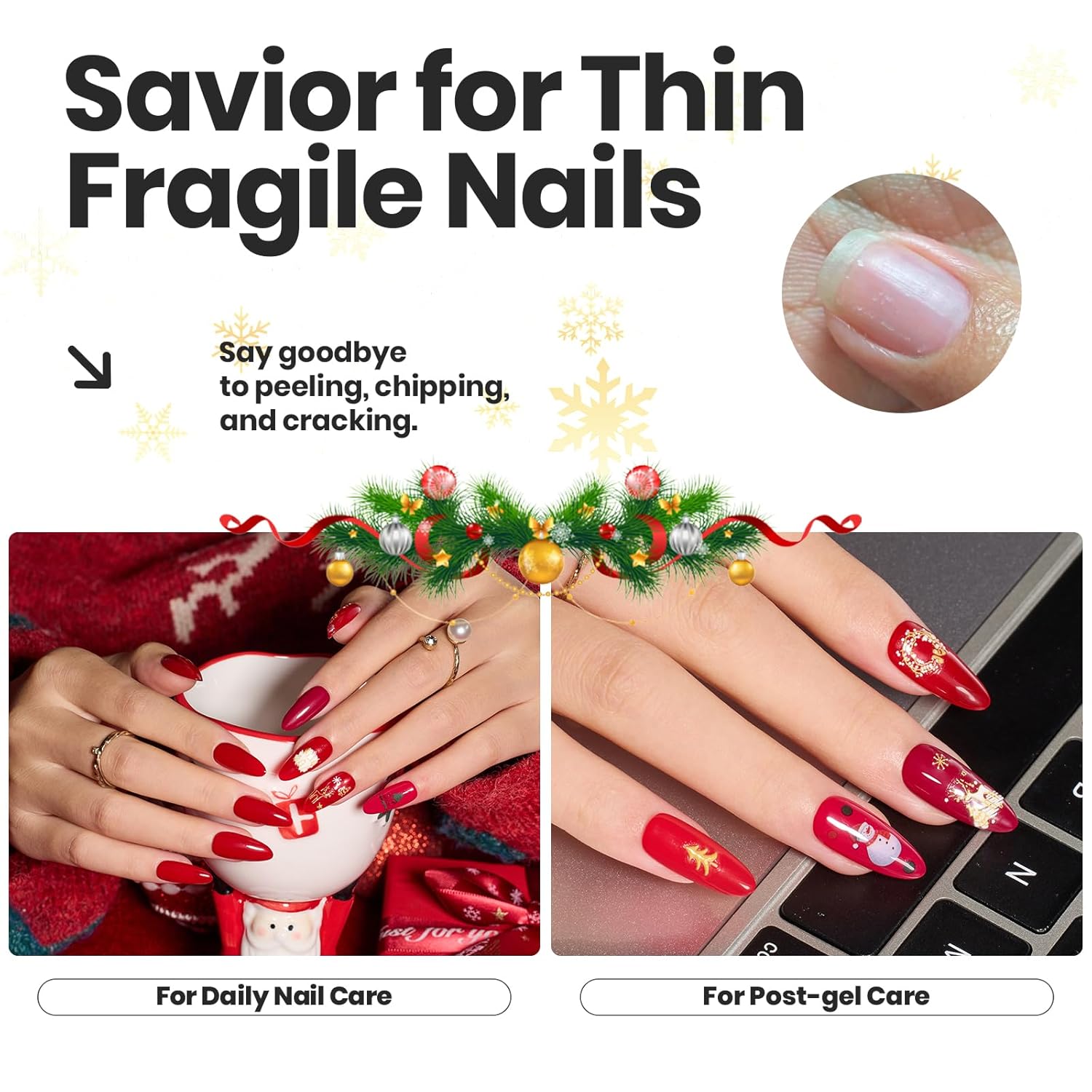 Beetles Red Nail Polish Set Blazing Rose, 6 Colors Dark Red Burgundy Nail Polish Glossy 15ml Enhance Nails Quick Dry Fingernail Polish for Nail Art Manicure 4th of July DIY at Home Gifts For Women-BrightBean Baby