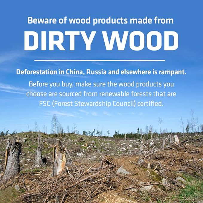 Disposable Wooden Cutlery Set - 100% Home Compostable - 2000 Spoons 6.5", Bamboo Utensils Alternative, Eco-Friendly, Organic, Sustainable and Carbon Neutral Certified