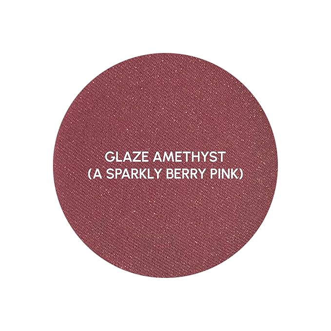 PRIMROSE POWDER BLUSH, Pressed Blush Face Makeup, Buildable Formula, Smooth Finish, Paraben Free, Made in the USA 0.11 oz. (Glaze Amethyst)-BrightBean Baby