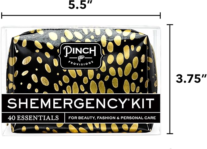 Pinch Provisions Shemergency Kit for Her, 40 Emergency Essential Items, Compact, Multi-Functional Pouch, Gift for Women, Birthday, Bachelorette Parties, and More!-BrightBean Baby