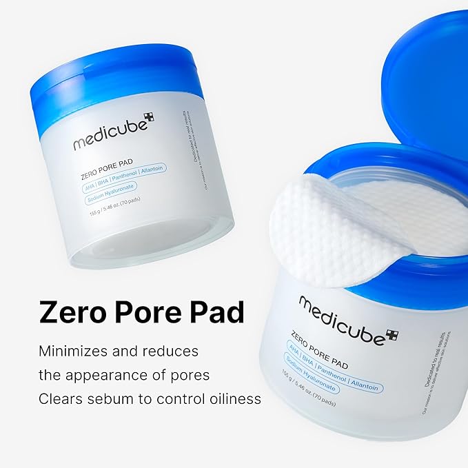 Medicube All-in-One Duo for Pore and Skin Texture Care: Zero Pore Pads 2.0 and Zero Pore Blackhead Mud Facial Mask-BrightBean Baby